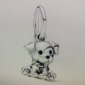 Pandora Silver Dog Charm Bracelet